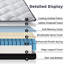 Matelas hybride moyen Alwyn Home Innerspring Matress In a Box-2111669873