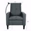 Fauteuils inclinables de base inclinables pour adultes, canapé inclinable réglable avec support pour téléphone portable et porte-gobelet, fauteuils inclinables modernes de base inclinables en tissu