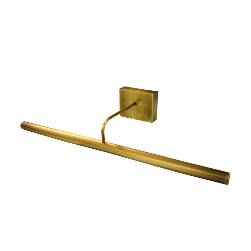 LED Wall Mounted Picture Light, Antique Brass