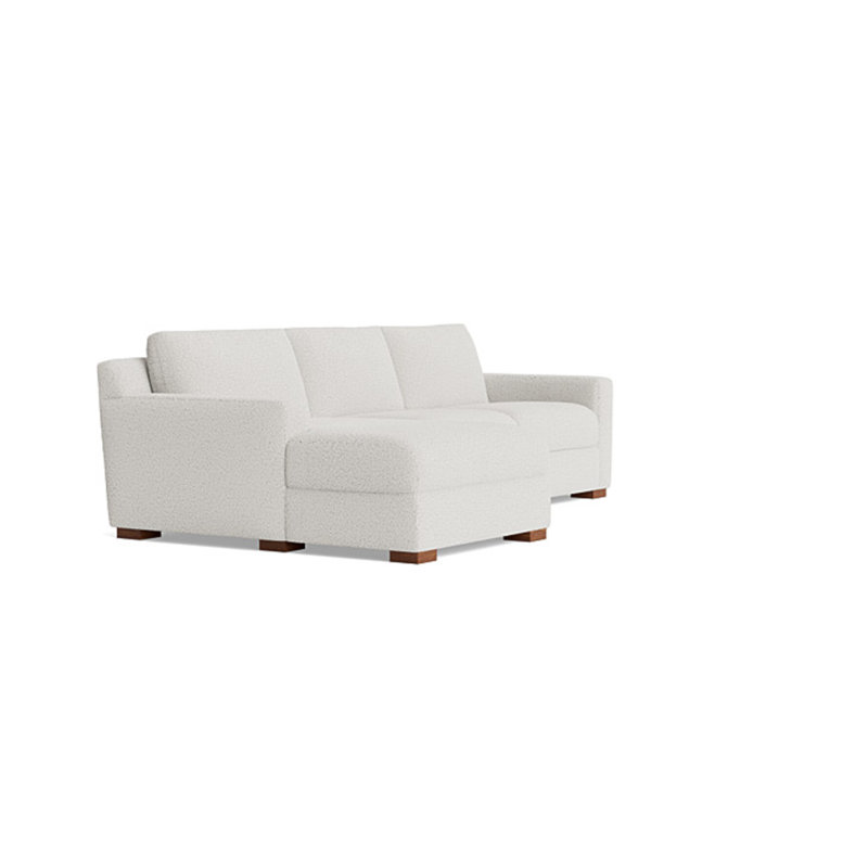 Catalina Chaise Sectional, Performance Weave - Carrot, Right Hand Facing