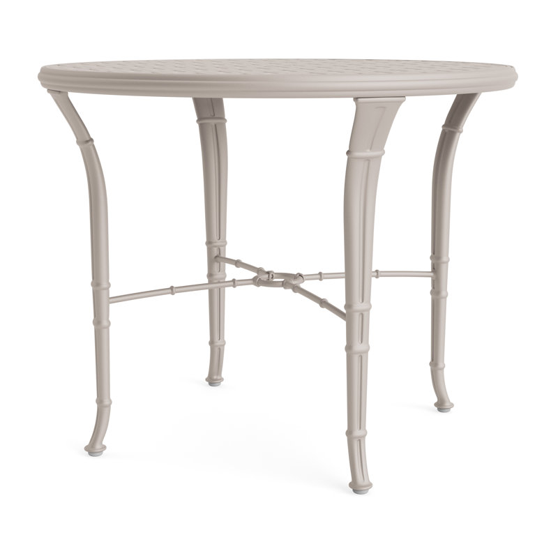 Calcutta Outdoor Round Bistro Table, Dove