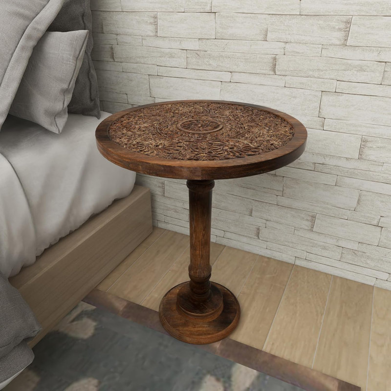 Handmade Table With Rotating Base