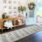 Washable Rug - Hallway Rug Kitchen Rugs and Mats Non Skid Washable Waterproof Carpet for Living Room Bedroom Bathroom (Grey)-997000497