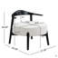 Chaise d'appoint rembourrée, fauteuil de lecture