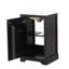 Meuble-lavabo de 20 po avec lavabo, armoire de salle de bain avec porte à fermeture douce, support de rangement et tablette réglable-390674496