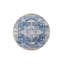 Tapis décoratif tissé à motif traditionnel bleu clair lavable à la machine-761168575