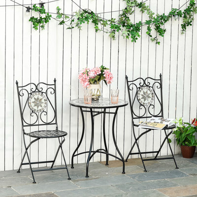 2 - Person Patio Dining Set with Round Table