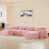 Fausse fourrure rose