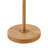 62.5" Farmhouse Faux Wood Floor Lamp with Rattan Shade
