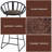 Takeyah Upholstered Faux Leather Counter Stool