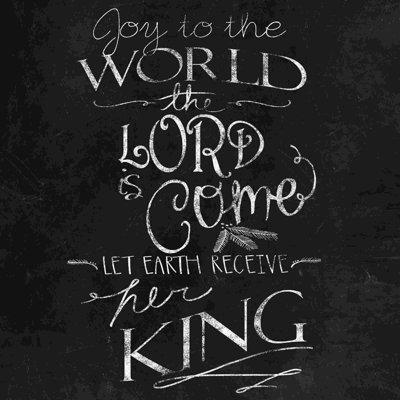 Joy To The World 2 - Wrapped Canvas Textual Art