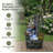 32" H Large Outdoor Fountains With Vintage Pump Ideal For Patio Yards Outdoor Gardens And Home Art Decor Crafted From Weather-Resistant Materials For Year-Round Use