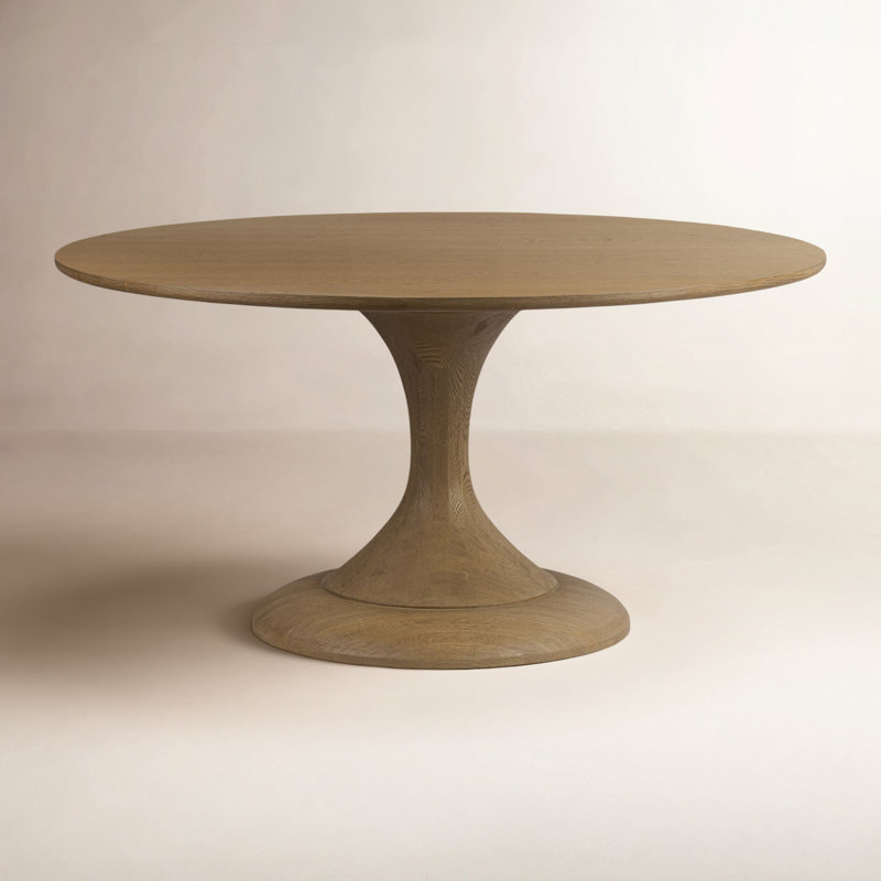 Eastman Dining Table -Light Weathered Oak, 30" H x 60" W x 60" D, Light Weathered Oak