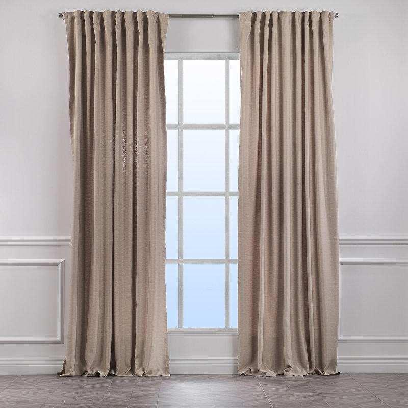 Extra Wide & Extra Long Custom Made Decorative Single Panel, Barley, 52" W x 132" L