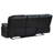 Elodie Black Upholstered Motion Reclining Sofa-6447960-6447962