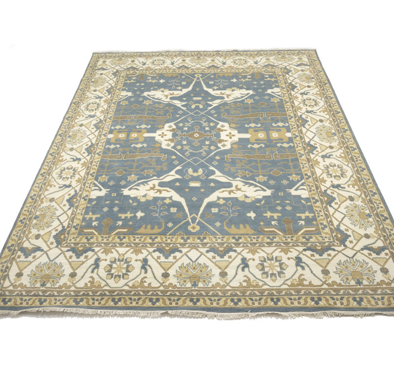 Tapis oriental floral Oushak Chobi