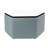 Pro Series Upholstered Hexagon Dry-Erase Ottoman Table 18" Height-112985370
