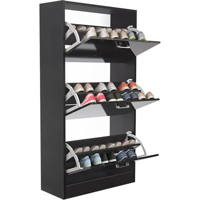 18 Pair Shoe Storage Cabinet