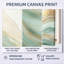Or et vert, douce vague fusion I - formes abstraites grand art mural-96320995-96320996-119735609