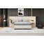Grand lit plateforme tapissier-509873170