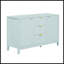 Buffet Wave Design avec 3 tablettes réglables, 3 tiroirs et des portes à fermeture douce, parfait pour le rangement et l'esthétique moderne dans n'importe quelle pièce-1880895198