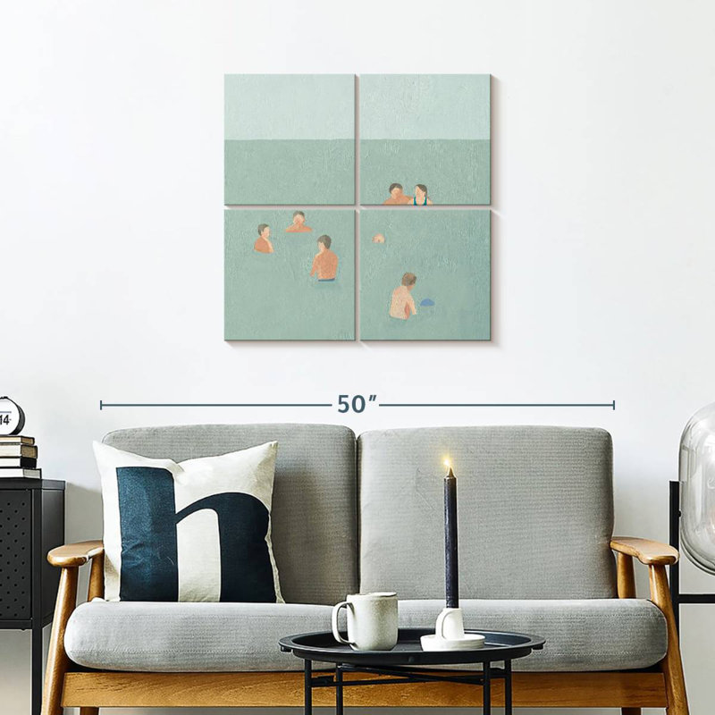 Senne The Swimmers II, H 26 po x l 26 po