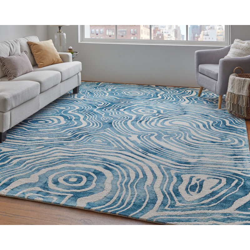 Marengo Performance Wool Abstract Indoor Rug, Rectangle 5' x 8'