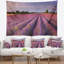 Paysage, lavande, rangées de fleurs en tapisserie-28486593