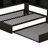 Full Size Metal Daybed With Trundle, Storage Cabinets And USB Ports-106649550