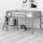 Wood Low Loft Bed With Ladder, Ladder Can Be Placed On The Left Or Right-1552354367