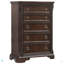Commode 5 tiroirs en acajou traditionnel
