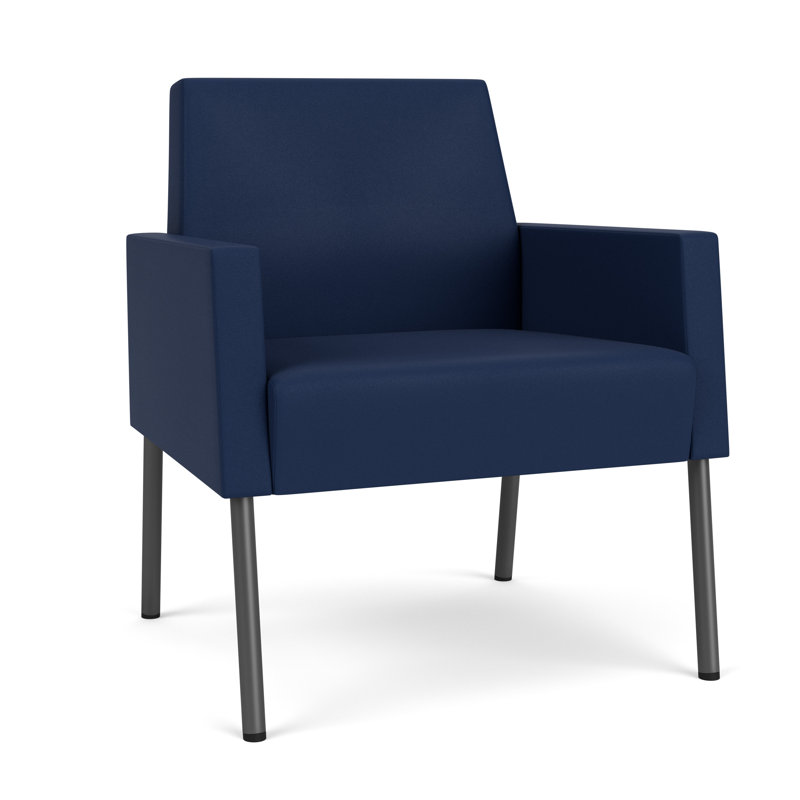 Fauteuil de réception Mystic, Gris anthracite, Modena encre