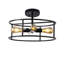Luminaire suspendu tambour simple 4 lumières