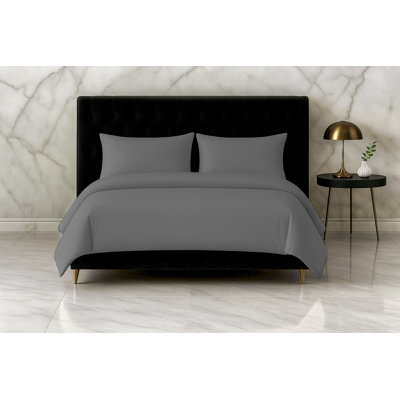 Microfiber / Polyester No Pattern Duvet Cover Set with Pillowcases