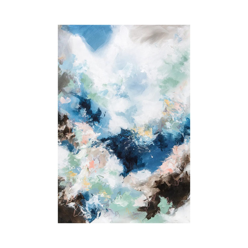 Diving Into The Sky by Cristina Dalla Valentina - Painting on Canvas, Wrapped Canvas, 66.04 cm H x 45.72 cm W x 1.91 cm D
