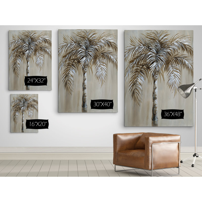 " Palm Magic I ", 24" H x 32" W x 1.5" D