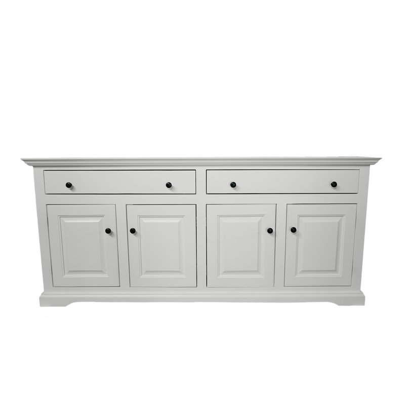 Buffet Savannah, Blanc brillant, H 31 po x l 80 po x P 18 po
