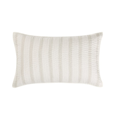 Abraham Striped Cotton Pillow Sham