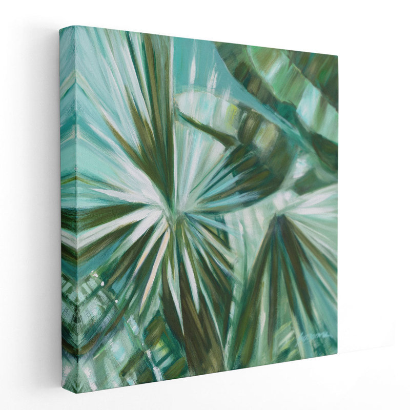 Verde Jungle - reproduction d'art sur toile, H 12 po x l 12 po