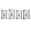 Ensemble de 8 boîtes de rangement Meer, design architectural chinois, blanc