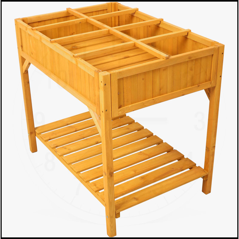 Lit de jardin surélevé avec pieds