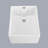 White Ceramic Kitchen Sink 23.6" L X 18" W - To , Easy Sanitize In , Stain-, Fashionable