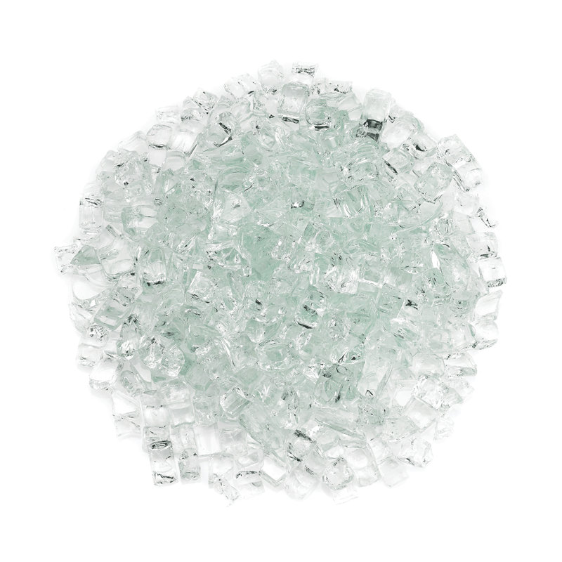 Verre de foyer 10 lb, Blanc