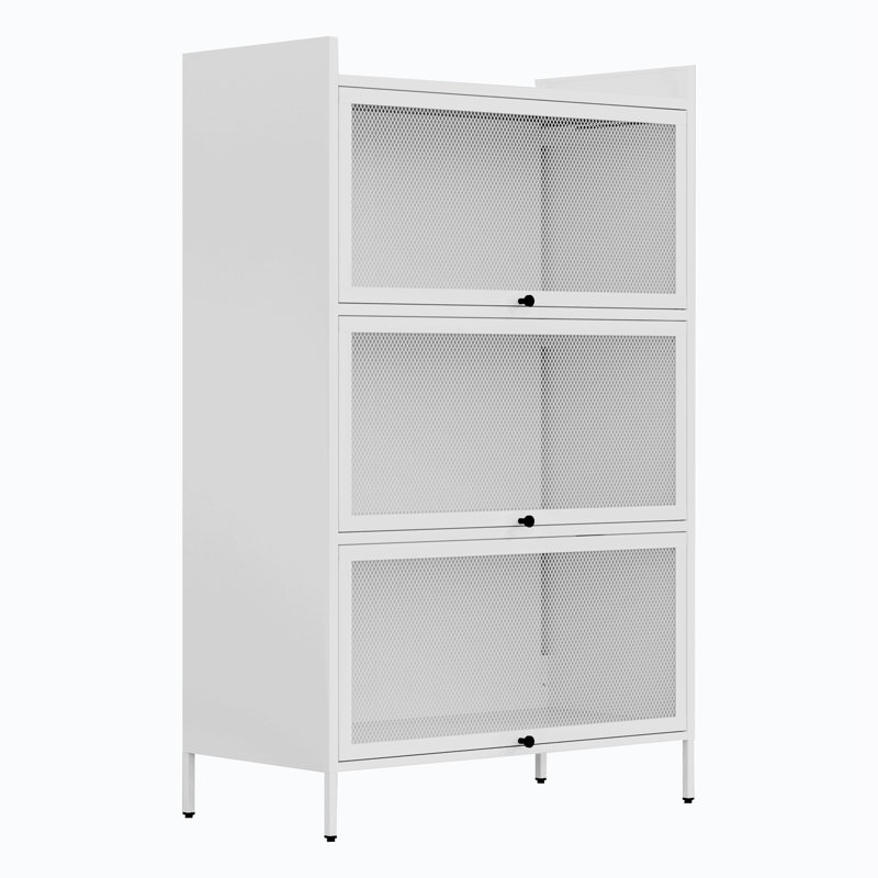 Armoires de cuisine en acier, armoire blanche Avenall