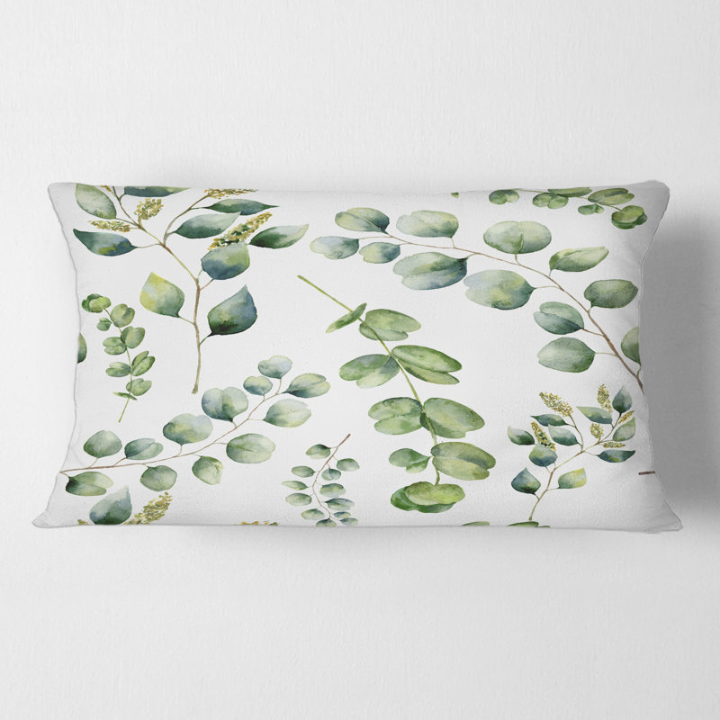 Eucalyptus Branches III Rectangular Pillow Cover & Insert