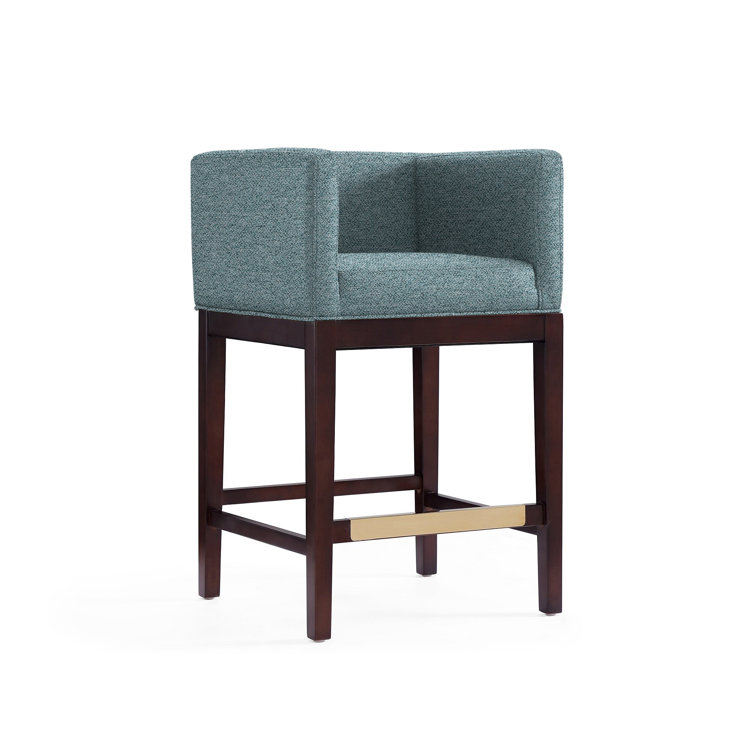 Beeley Upholstered Counter Stool with Solid Wood Frame