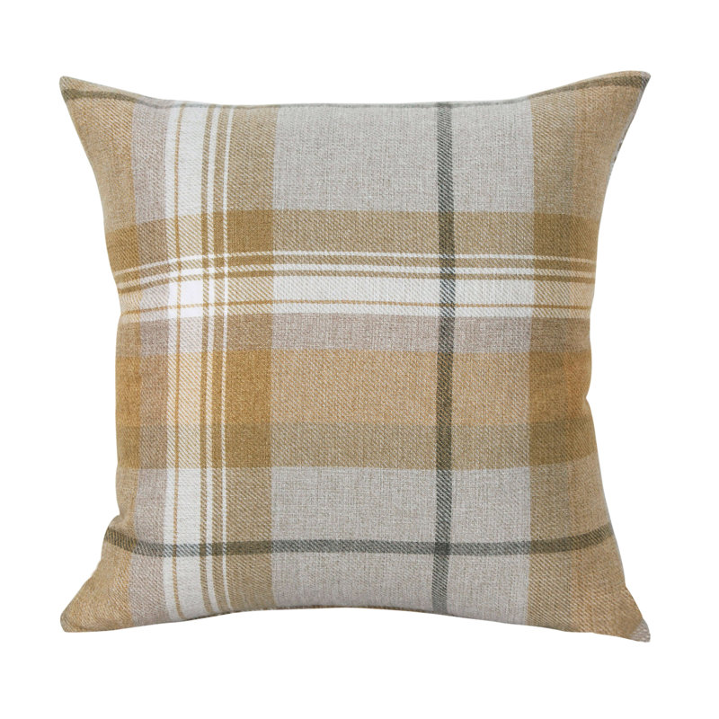 Sonoita Plaid Square Throw Cushion, Navy