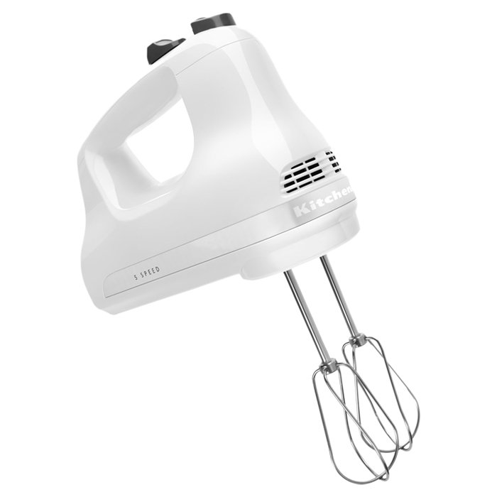 KitchenAid® 5-Speed Ultra Power Hand Mixer, White