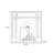 White Manufactured Wood Electric Fireplace-1995465841