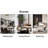 Modern Glass Table With Black Metal Leg Supports, Seating For 4-6, Easy To Clean And Install, Suitable Different Spaces Rectangular Tempered Frame, Seats Up, Suited Various